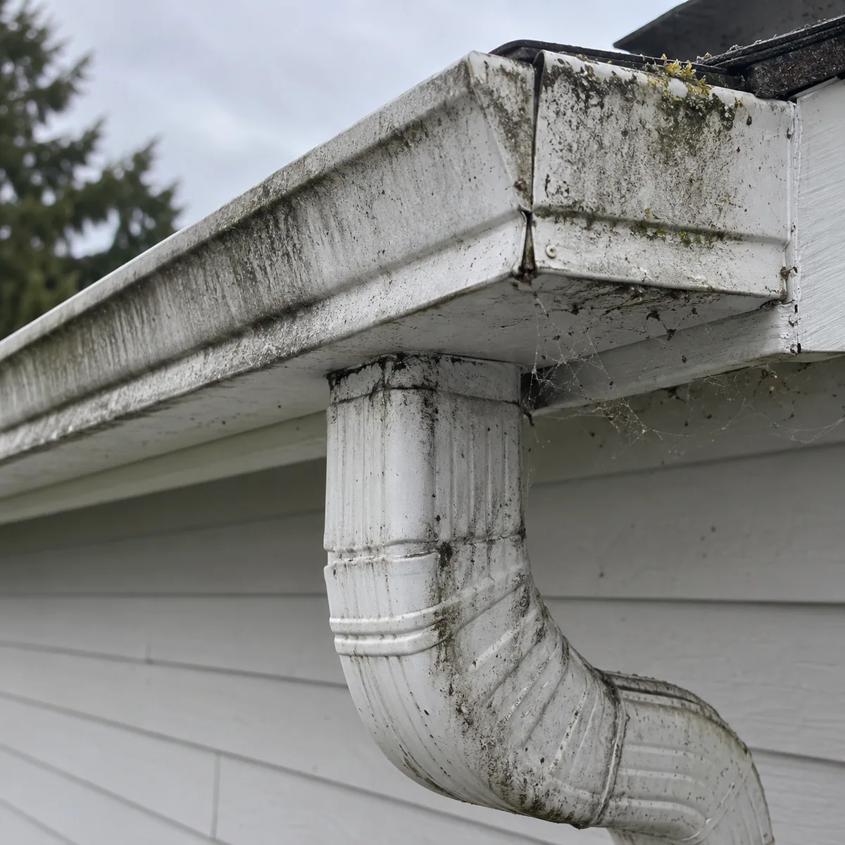 Gutter Cleaning before HUTTON service